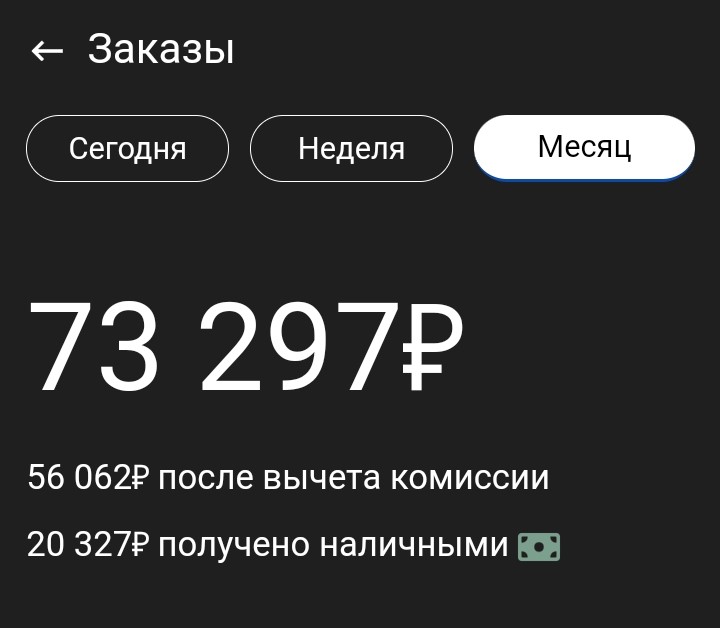 Сколько можно заработать в Ситимобил в Москве. Январь.